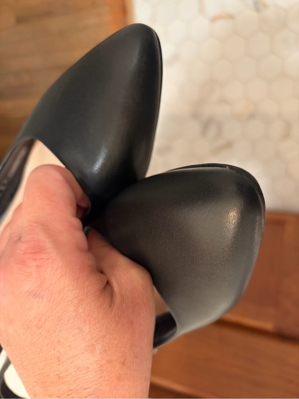 Clarks womens Slingback point Kitten Heel Pumps Kataleyna leather new 3” 8.5 - Picture 7 of 14